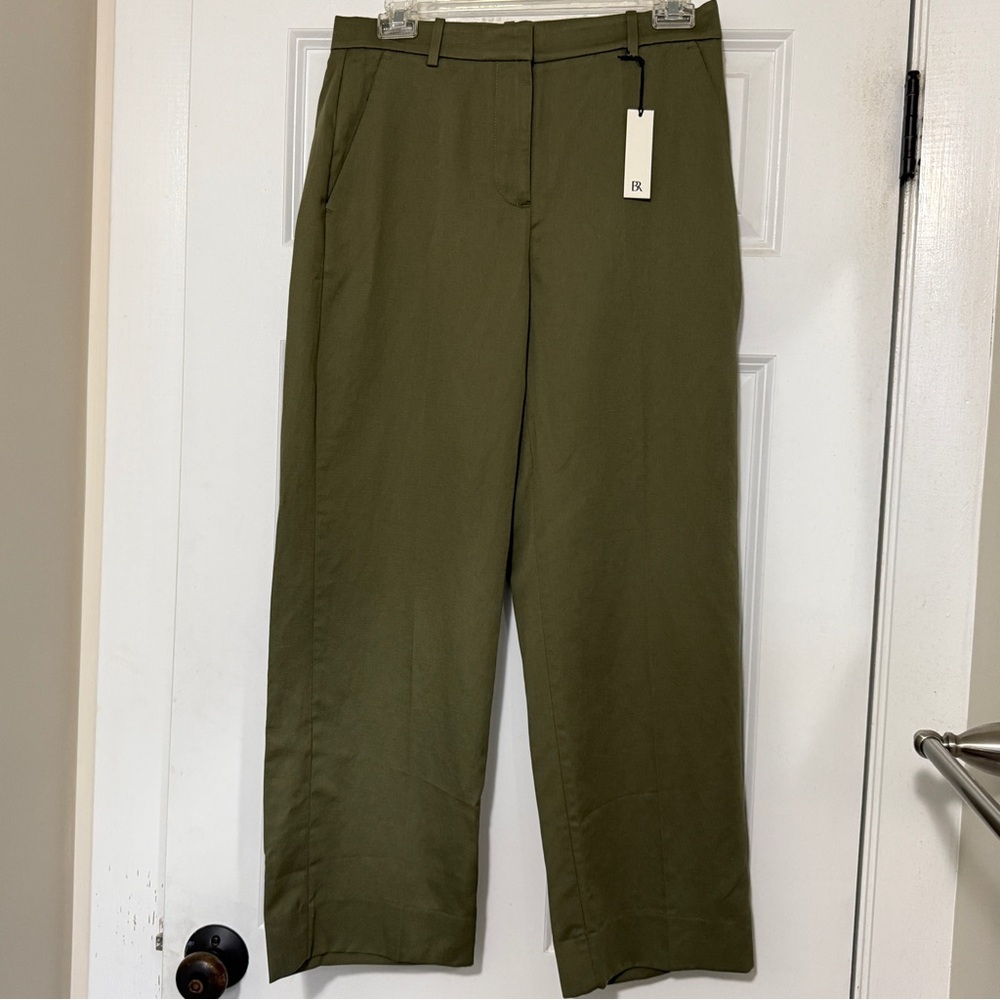 Banana Republic Olive Green Trousers, Size 2